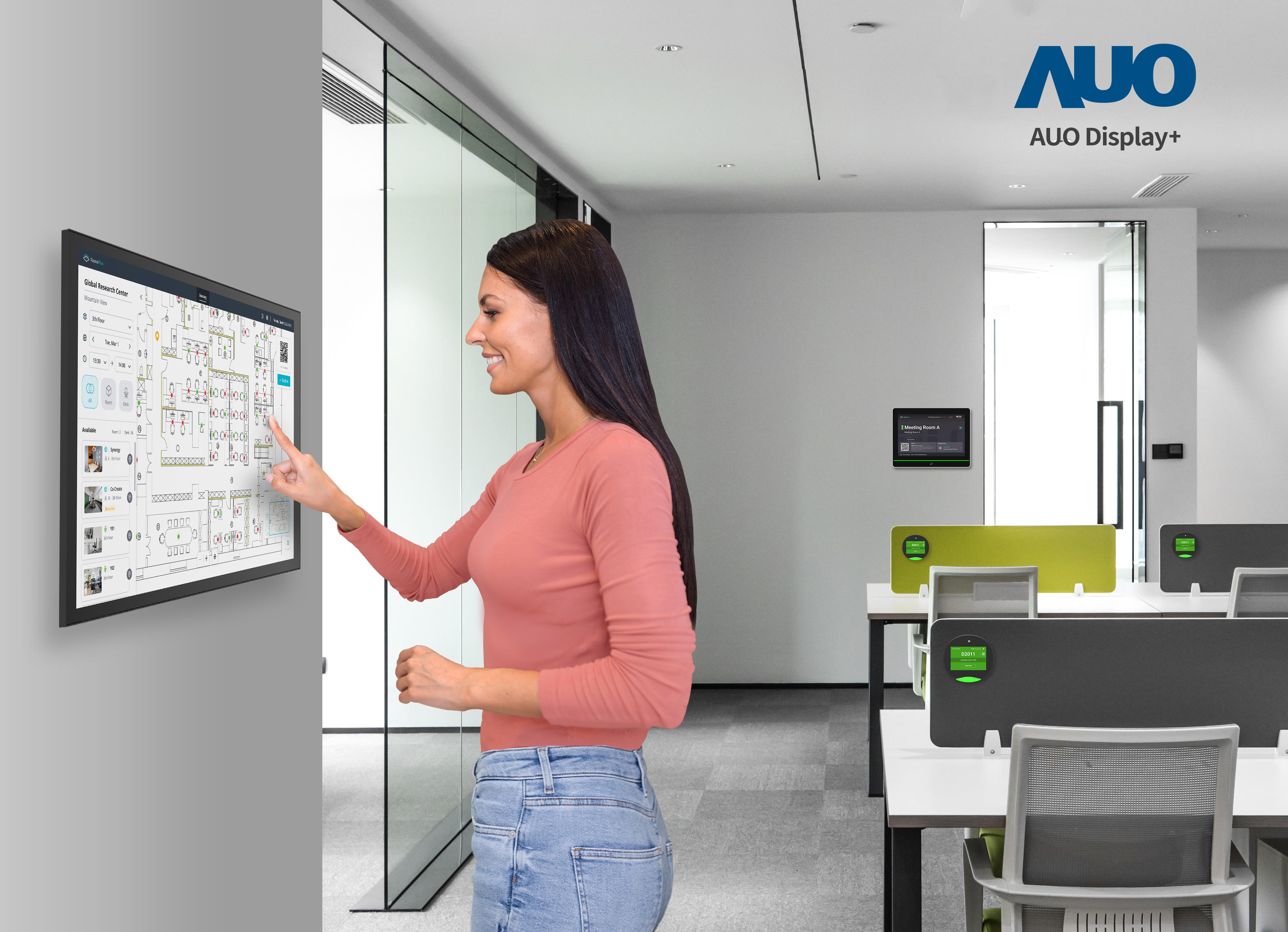 达擎会议空间管理解决方案可应用于空间预约和管理流程，将办公空间的查询、预约和保留等流程自动化，为用户提供更灵活、弹性的工作模式