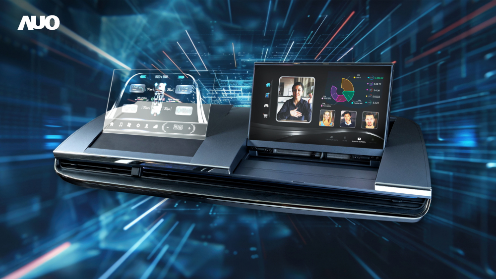 YY易游m6米乐Micro LED Display HMI解决方案打造透明Micro LED前座仪表，呈现信息并保留驾驶视野开阔；亦为副驾驶座乘客打造收放自如的Micro LED屏幕，在不影响显示质量的前提于显示区内建镜头，让用户能与视讯对象直接眼神接触，提供绝佳的双向沟通体验