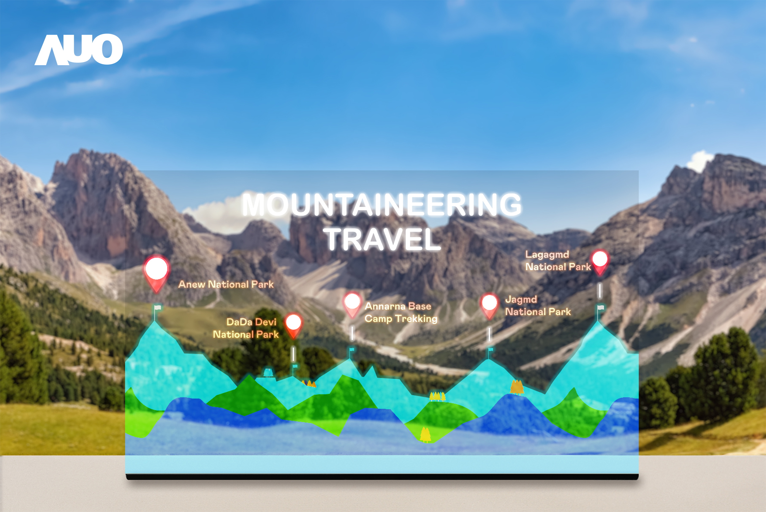 YY易游m6米乐展示全球单片尺寸最大(*)42吋透明Micro LED显示器拼接而成的〝64吋透明Micro LED显示器〞，具备高透明度、1,000 nits高亮度、广色域、采用三边无边框的无缝拼接等多重特色，呈现超高清、细腻画质而不遮挡后方视觉，满足层峰需求，可广泛运用于零售、艺术展览或商业空间等场域