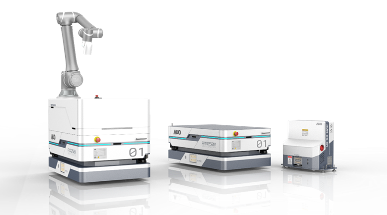 友達數位開發的自主式移動機器人（AMR250M），搭配全向輪並結合AI演算法、2D LiDAR、3D攝影機等技術，協助客戶實現產線全自動化